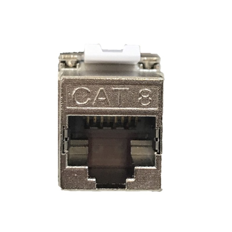 CONECTOR RJ45 Hembra Cat.8 FTP HP Tooless