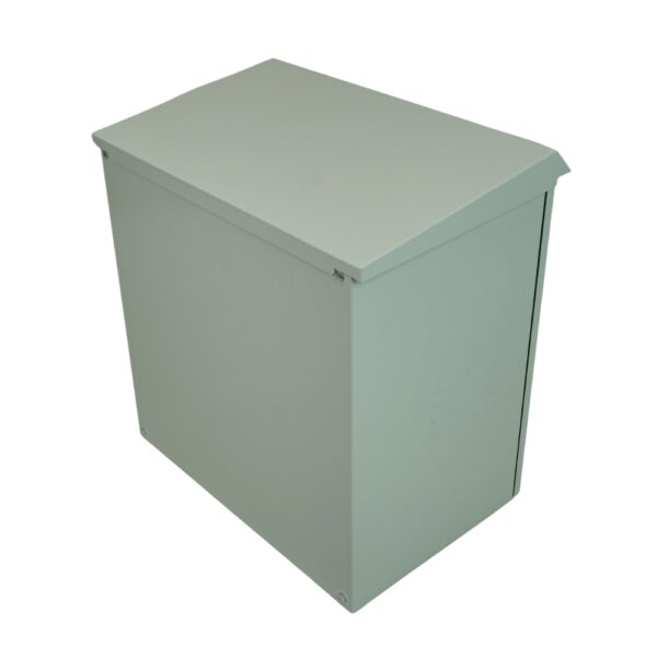 Armario Rack Mural exterior 19" 12U, fondo 445 mm, ancho 600 mm, con tejadillo - Imagen 4