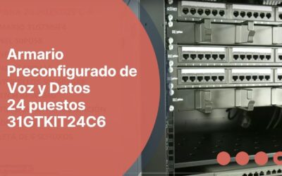 Armario Preconfigurado Voz y Datos 24 Puestos | Solución GTLAN para Optimizar tu Red