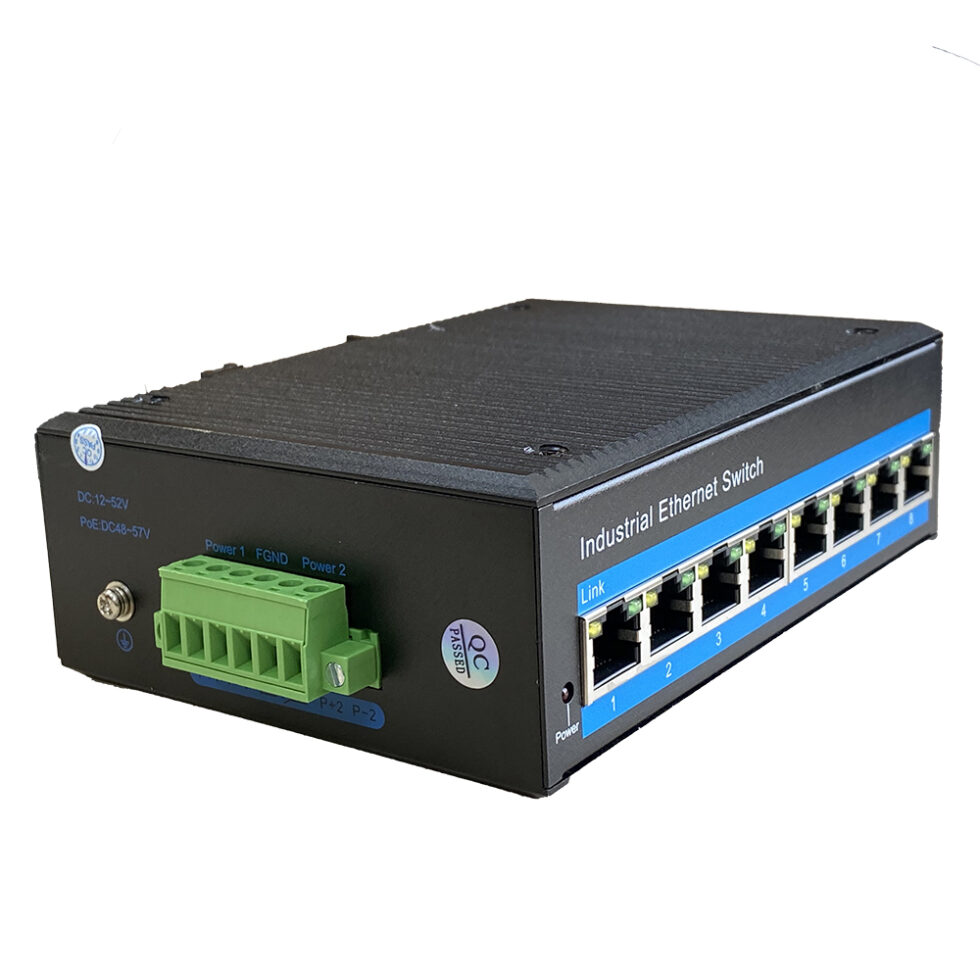 Industrial switch, 8 RJ45, 16K – Gtlan